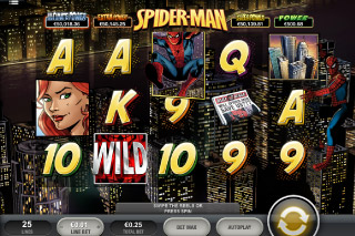 Spider-Man Mobile Slot Screenshot