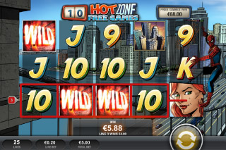 Spider-Man Mobile Slot Hot Zone Bonus