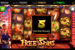 Sushi Bar Mobile Slot Free Spins