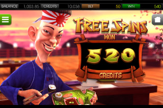 Sushi Bar Mobile Slot Free Spins Win
