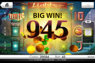 Lights Mobile Slot Big Win
