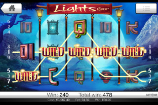 Lights Mobile Slot Wilds
