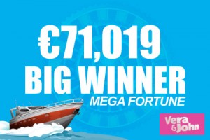 Mega Fortune Jackpot Slot Pays Out at Vera&John