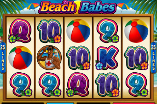 Beach Babes Mobile Slot Screenshot
