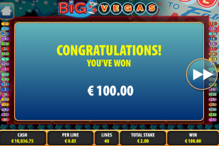 Big Vegas Mobile Slot Big Win