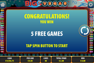 Big Vegas Mobile Slot Free Games
