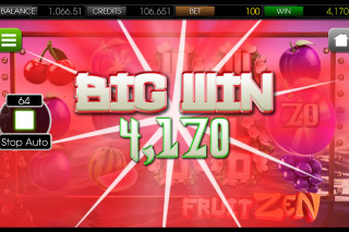 Fruit Zen Mobile Slot Big Win