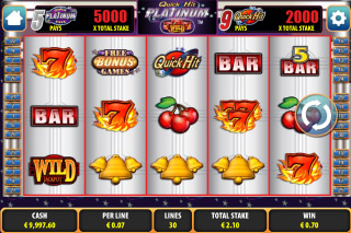 Quick Hit Platinum Mobile Slot Screenshot