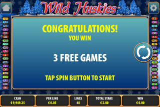 Wild Huskies Mobile Slot Free Games