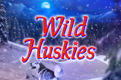 Wild Huskies Mobile Slot Logo