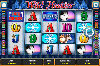 Wild Huskies Mobile Slot Screenshot