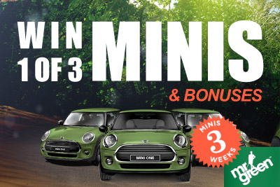 Win A Mini a Week at Mr Green Mobile Casino in June 2014