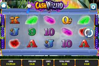 Cash Wizard Mobile Slot Screenshot