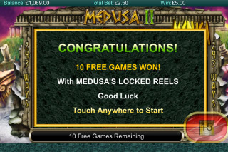 Medusa II Mobile Slot Free Games