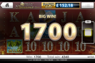 Mega Fortune Dreams Big Win