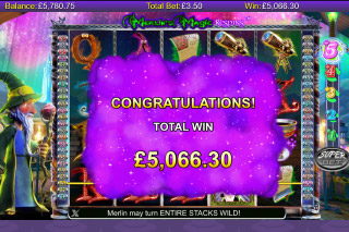 Merlin's Magic Respins Mobile Slot Free Games Win