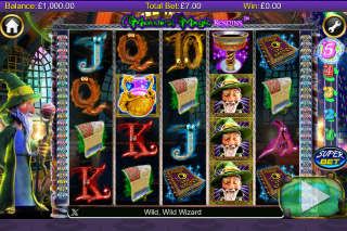 Merlin's Magic Respins Mobile Slot Screenshot