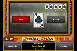 Roaring Forties Mobile Slot Gamble Feature