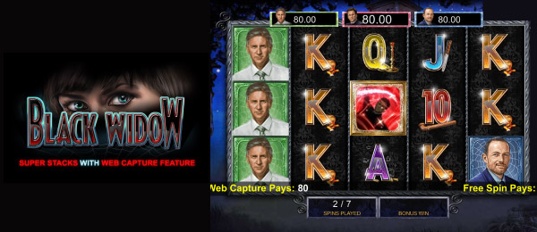 Black Widow Mobile Slot Bonus Game Preview