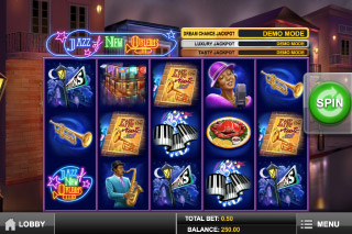 Jazz of New Orleans Slot Screenshot