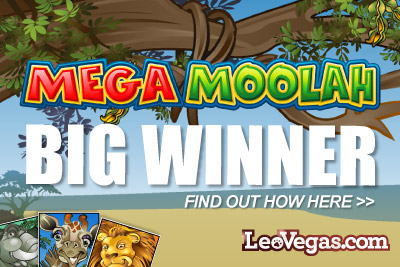 Mega Moolah Progressive Jackpot Slot Winner at Leo Vegas