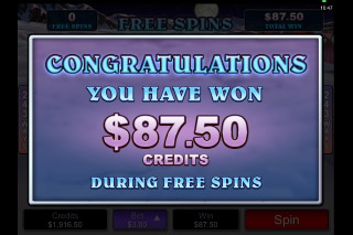 Mystic Dreams Mobile Slot Free Spins Win