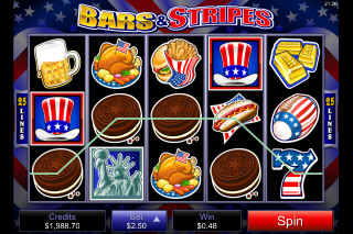 Bars & Stripes Slot Win