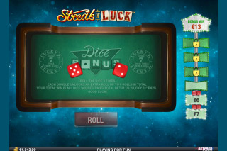 Streak of Luck Slot Bonus Dice Game