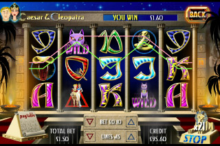 Caesar & Cleopatra Mobile Slot Screenshot