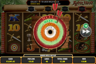 Lady Robin Hood Mobile Slot Bullseye