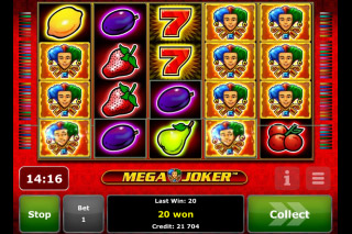 Mega Joker Mobile Slot Screenshot