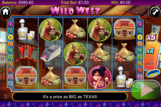 Wild West Mobile Slot Screenshot