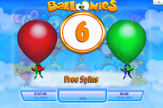 Balloonies Mobile Slot Pick Me Bonus
