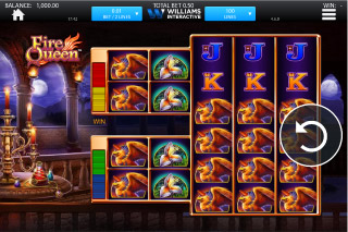 Fire Queen Mobile Slot Screenshot