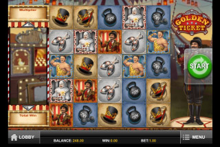 Golden Ticket Mobile Slot Screenshot