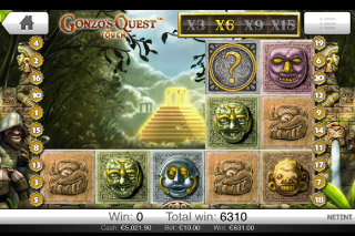 Gonzo's Quest Mobile Slot Cascading Reels