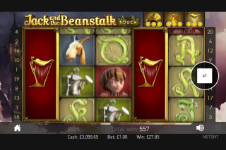 Jack and the Beanstalk Mobile Slot Free Spins