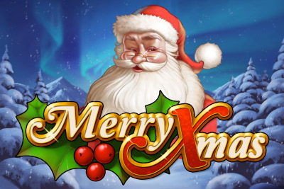 Merry Xmas Mobile Slot Logo