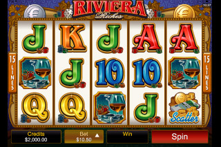 Riviera Riches Mobile Slot Screenshot