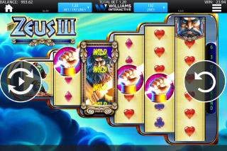 Zeus 3 Mobile Slot Lightning Wilds