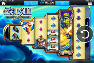 Zeus 3 Mobile Slot Screenshot