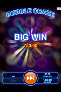 Bubble Craze Mobile Slot Big Win