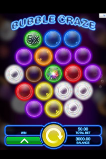 Bubble Craze Mobile Slot Screenshot
