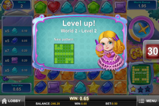 Gemix Mobile Slot Level Up