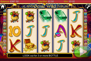 Genie Wild Mobile Slot Screenshot