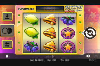 Jackpot 6000 Mobile Slot Screenshot