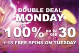 Double Deal Monday: 100% Bonus Every Week + 15 Free Games