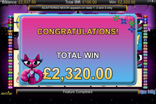 Miss Kitty Mobile Slot Big Win