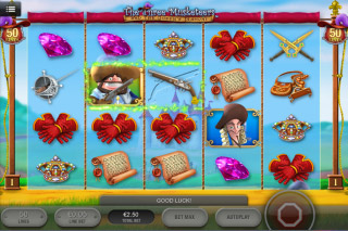 The Three Musketeers Mobile Slot Screenshot