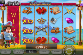 The Three Musketeers Mobile Slot Wilds